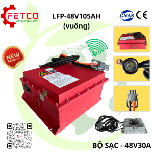 Alternative view of PIN LITHIUM 48V105AH SẢN PHẨM CHUYÊN DÙNG CHO XE SÂN GOLF