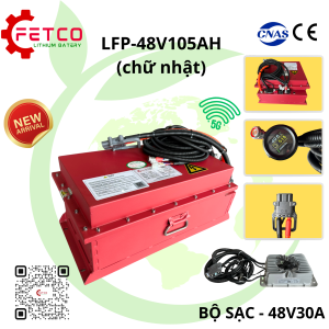 Alternative view of PIN LITHIUM 48V105AH CHO XE ĐIỆN, XE BUGGY