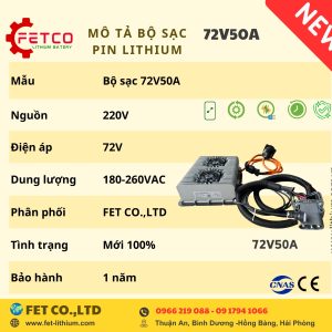 Alternative view of BỘ SẠC PIN LITHIUM 72V50A - CHARGER 72V50A